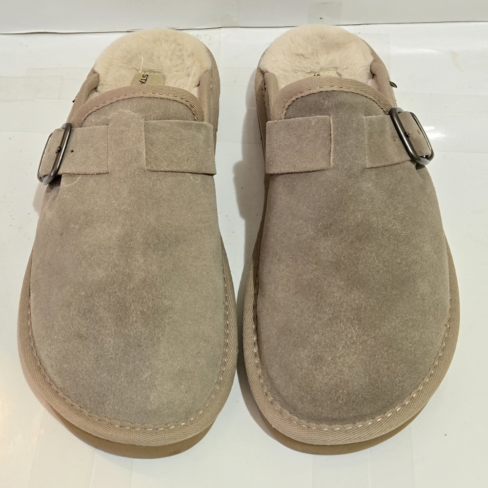 STAHEEKUM‎ Women's Chelan Suede Plush Clogs Slip On - Picture 3 of 6